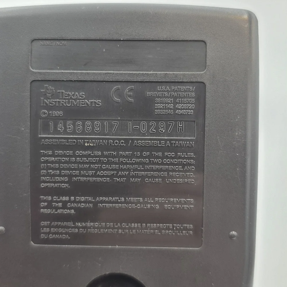 Texas Instruments TI-83 Plus TI 83+ Graphing Calculator‎ with Cover TESTED